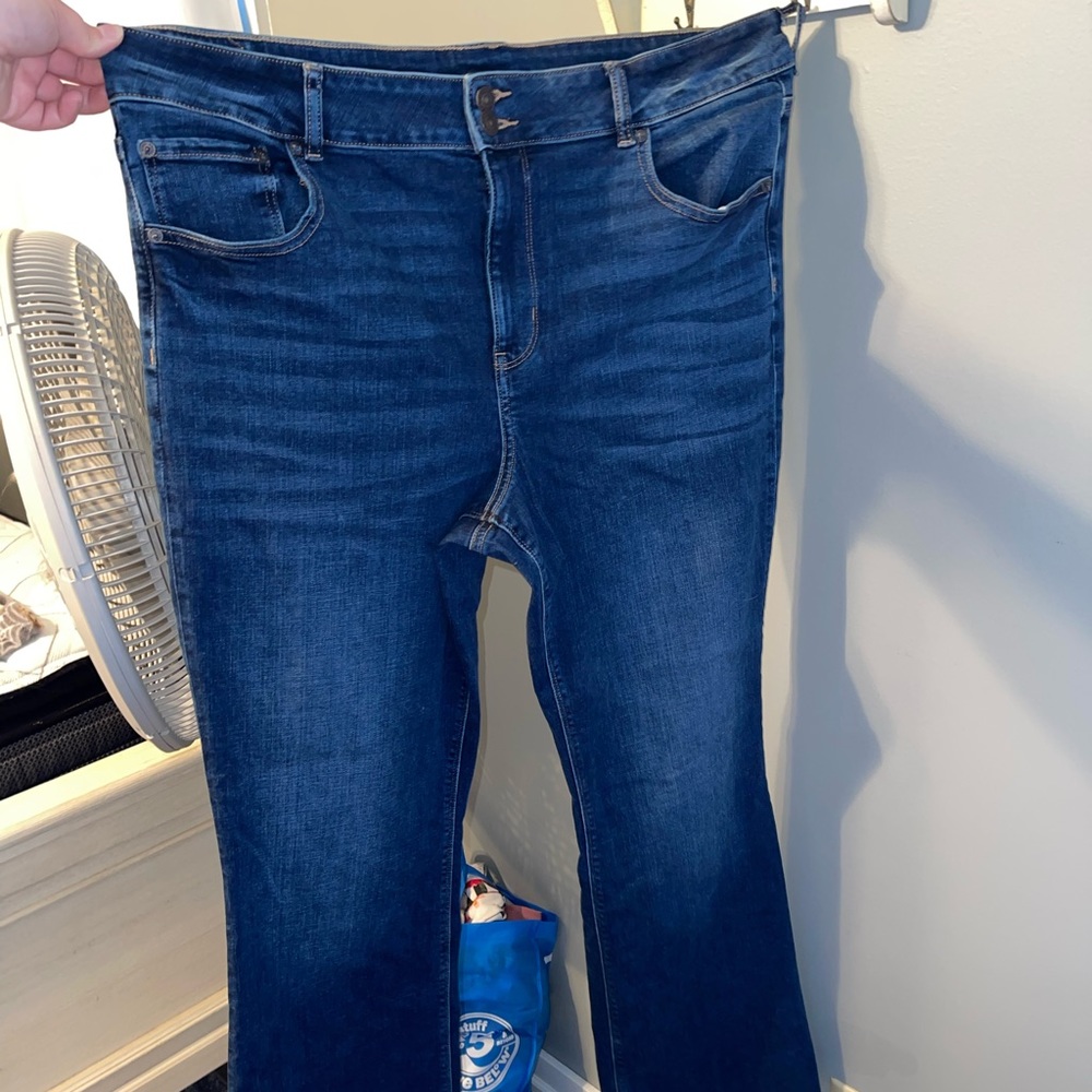 American Eagle Hi Rise Artist Flare